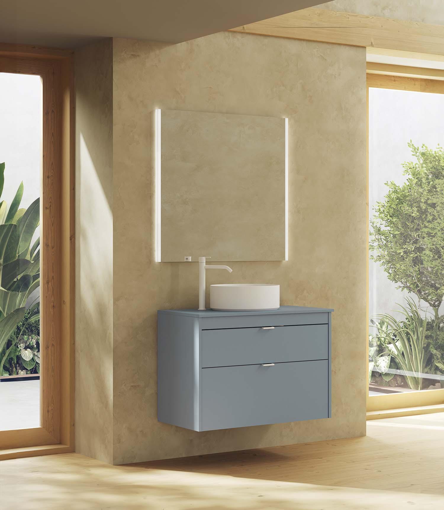 Mueble modular suspendido 2 cajones Logika de Royo