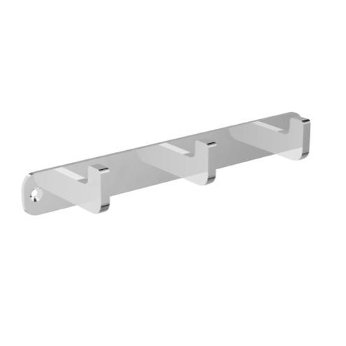 Percha triple Nova de Medimex con diferentes acabados