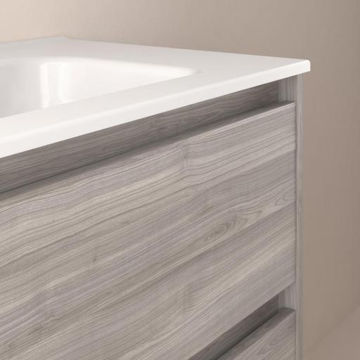 Mueble de baño Sansa suspendido 2 cajones fondo reducido promocion de Royo [6]