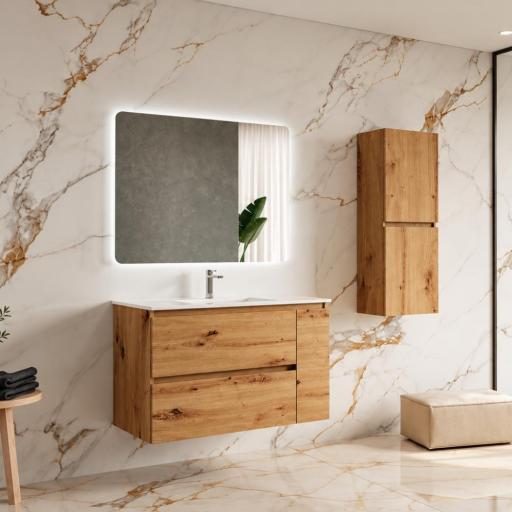 Mueble de baño encastrado Tokio 2 cajones 1 puerta de Batoni [1]