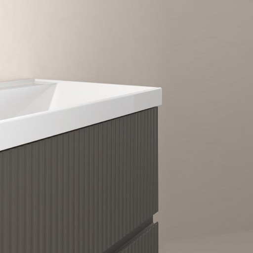 Mueble de baño Vora suspendido 4 cajones con lavabo Cairo doble seno de Royo en diferentes acabados [1]