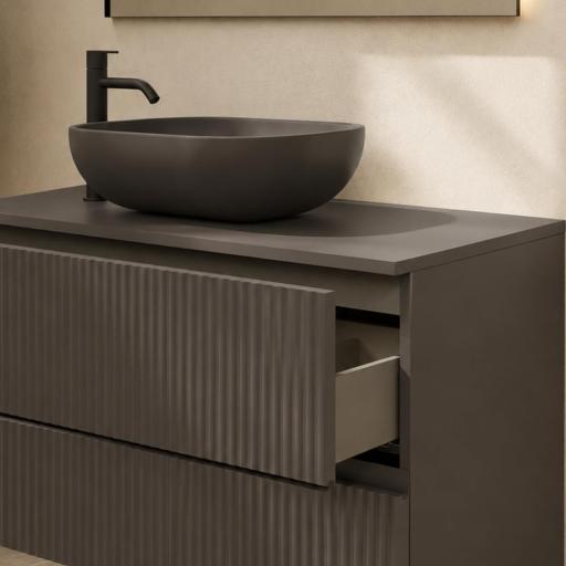 Mueble de baño Vora 2 cajones sobre encimera promocion de Royo [1]
