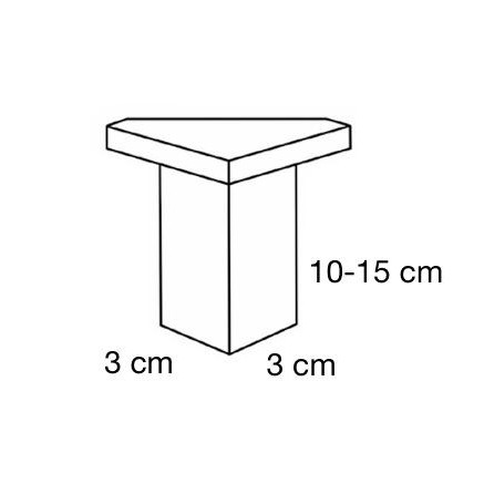 Juego de 4 patas Cubo de Avila Dos [1]