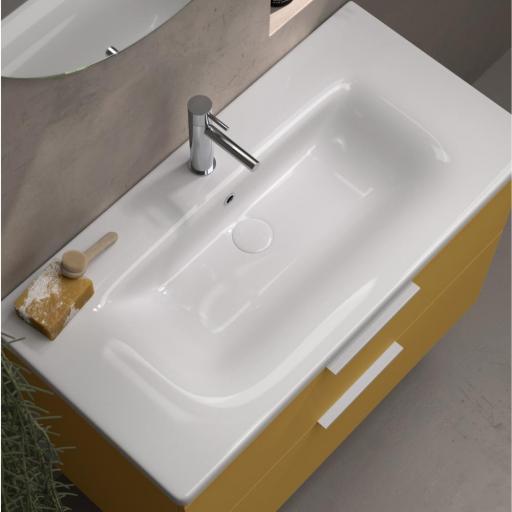 Mueble de baño Elena 2 cajones suspendido con lavabo Two de Avila Dos [5]