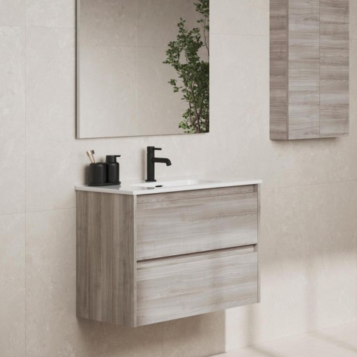 Mueble de baño con fondo reducido 2 cajones Sansa de Royo