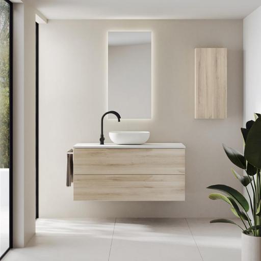 Mueble de baño sobre encimera Urban 2 cajones suspendido de Royo [0]