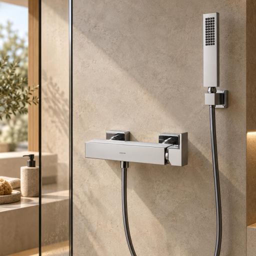 Grifo monomando exterior para ducha Cubo de Sanycces [0]