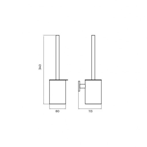 Escobillero Practic de Medimex con diferentes acabados [6]
