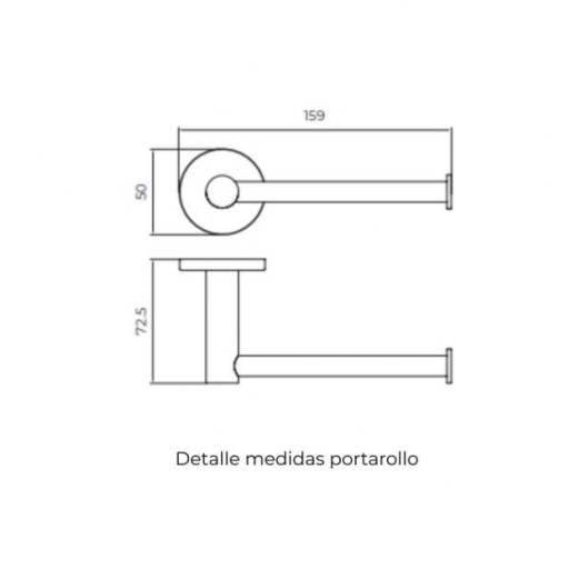 Portarrollo Essential de Medimex con diferentes acabados [6]