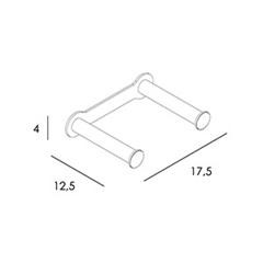 Portarrollos doble Neo de Manillons Torrent con diferentes acabados [2]