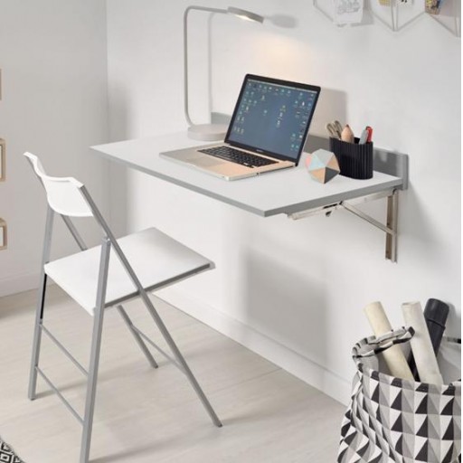 Mesa Ainhoa abatible rectangular de Velasco con diferentes acabados [2]