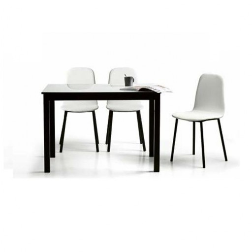 Mesa Aries extensible rectangular de Mesimat con diferentes acabados