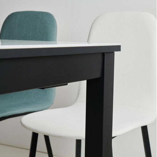 Mesa Aries fija rectangular de Mesimat con diferentes acabados [2]