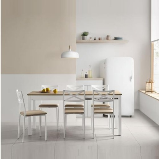 Mesa Atenas laminado extensible de Velasco con diferentes acabados disponibles [1]