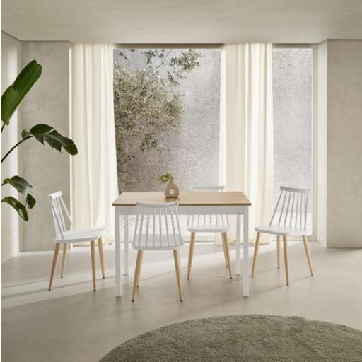 Mesa Niza fija rectangular de Velasco con diferentes acabados [6]