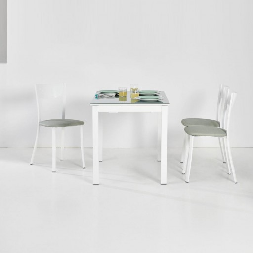 Mesa Roma extensible rectangular de Mesimat con diferentes acabados