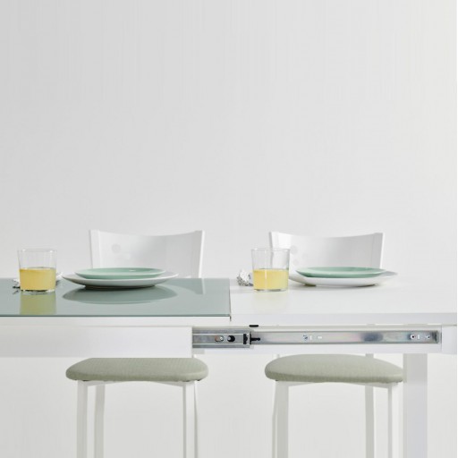 Mesa Roma extensible rectangular de Mesimat con diferentes acabados [3]