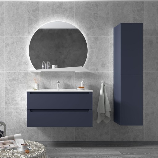 Mueble de baño Monterrey suspendido 2 cajones de Salgar con diferentes acabados [1]