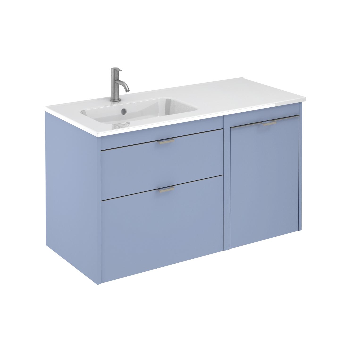 Mueble auxiliar bajo de baño 1 puerta Logika de Royo