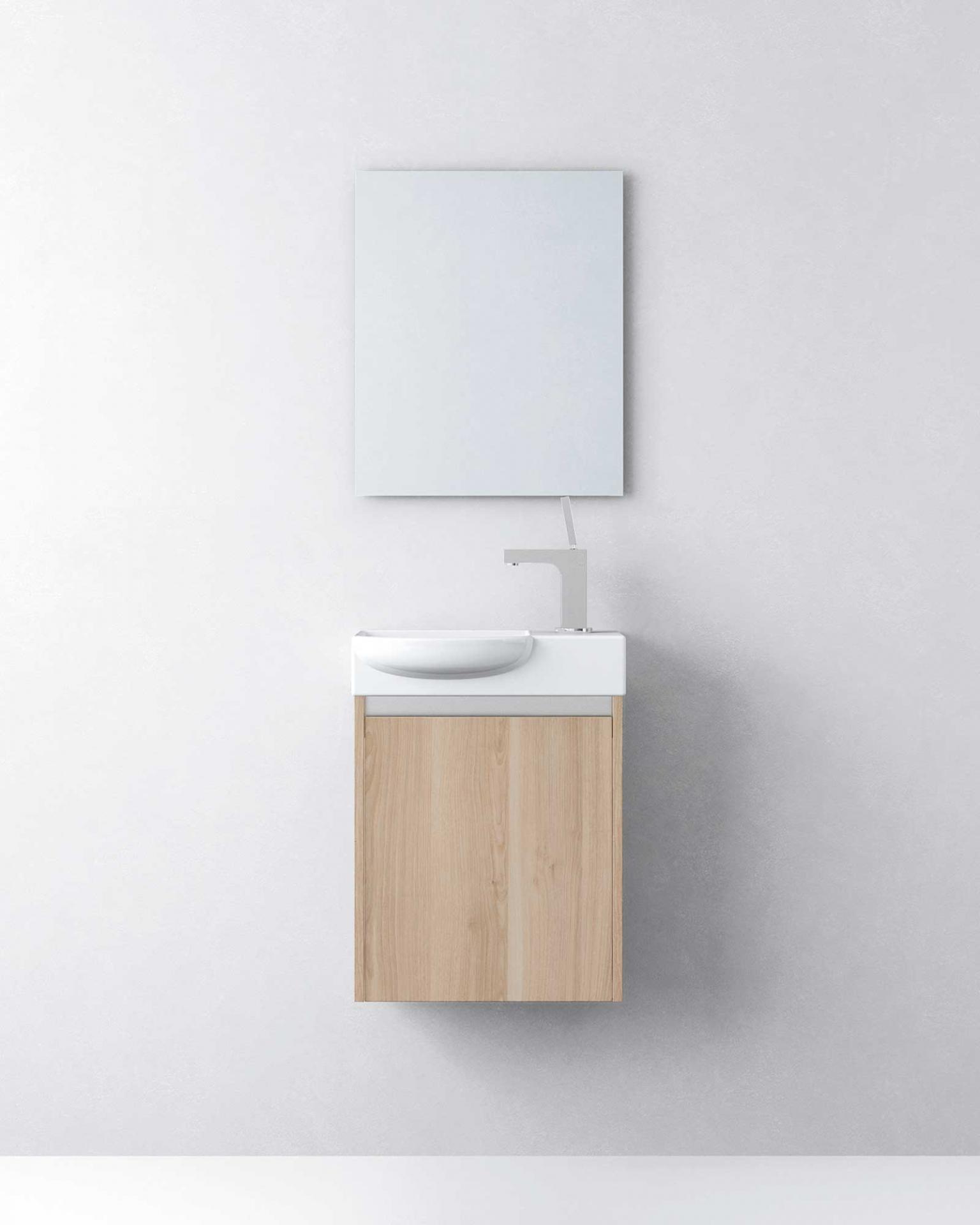 Mueble de baño pequeño con lavabo - Mini de Sanchís