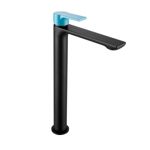 Grifo lavabo alto monomando Chic negro mate de Aquassent [3]