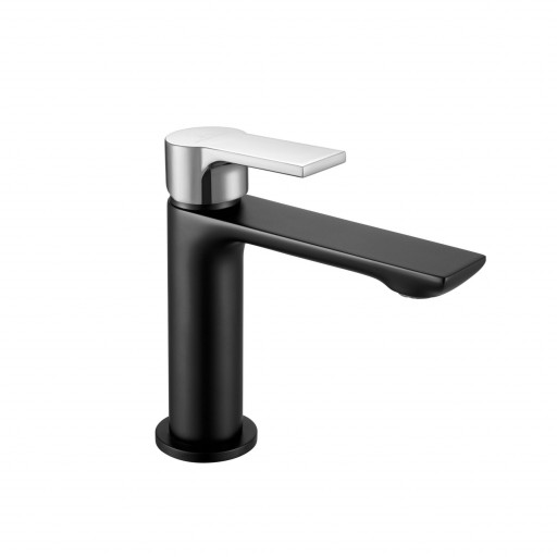 Grifo lavabo monomando Chic negro mate de Aquassent [3]