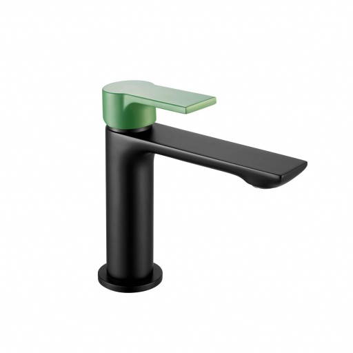 Grifo lavabo monomando Chic negro mate de Aquassent [7]