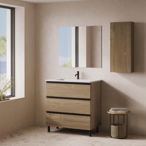 Mueble de baño Satori 3 cajones con lavabo Enzo promocion de Royo [2]
