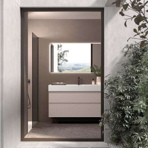 Mueble de baño Novus suspendido 2 cajones de Avila Dos con diferentes opciones