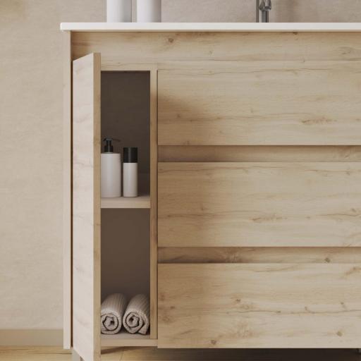 Mueble de baño 3 cajones 1 puerta Sansa de Royo [1]