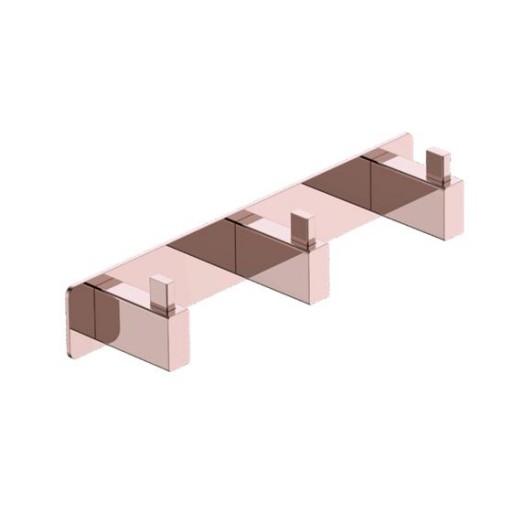 Percha triple Technic de Medimex con diferentes acabados [4]