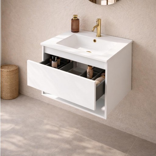 Promo mueble de baño Box suspendido 1 cajón 1 hueco de Visobath [1]