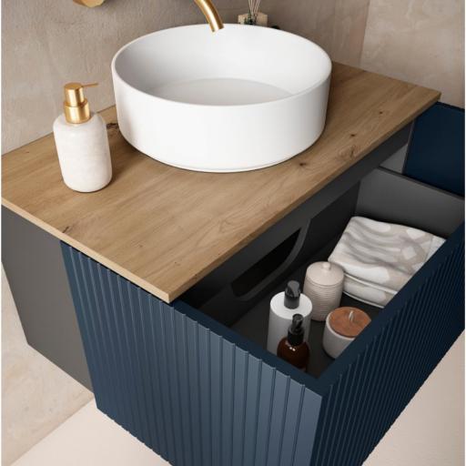 Mueble de baño suspendido 2 cajones sobreencimera Kyoto de Visobath [2]