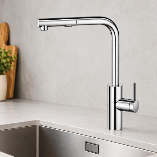 Grifo de cocina monomando Oporto cromo de Imex