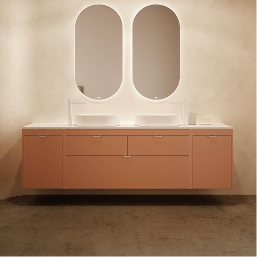 Encimera mecanizada para lavabo sobre encimera logika de Royo [1]