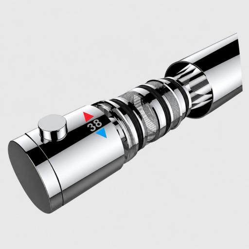 Columna de ducha termostatica Round Elite cromo de Gme [2]