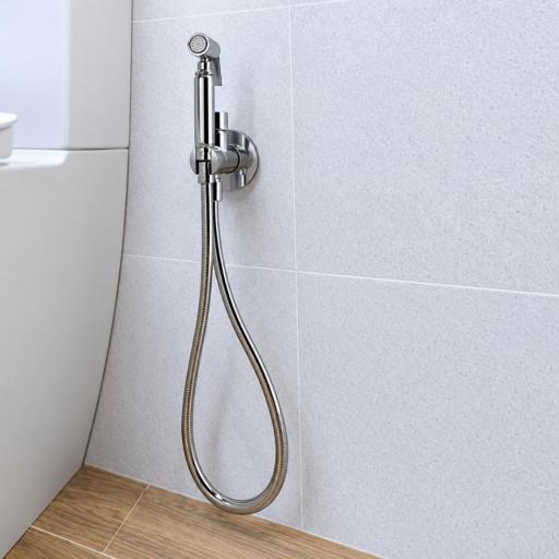 Conjunto de bidet empotrado monomando cromo de Gme