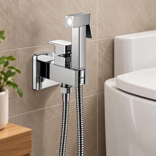 Grifo bidet a pared monomando Iseo cromo de Aquassent