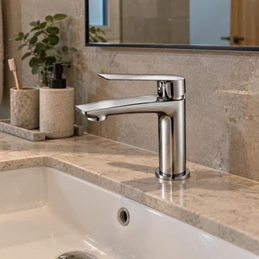 Grifo lavabo monomando Luxor cromo de Imex