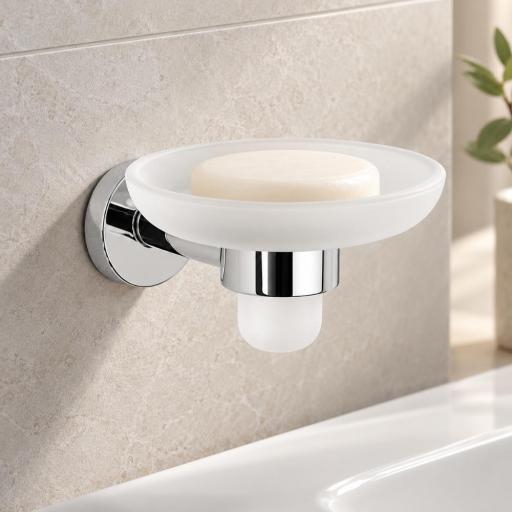 Jabonera pared Victoria cromo de Pyp