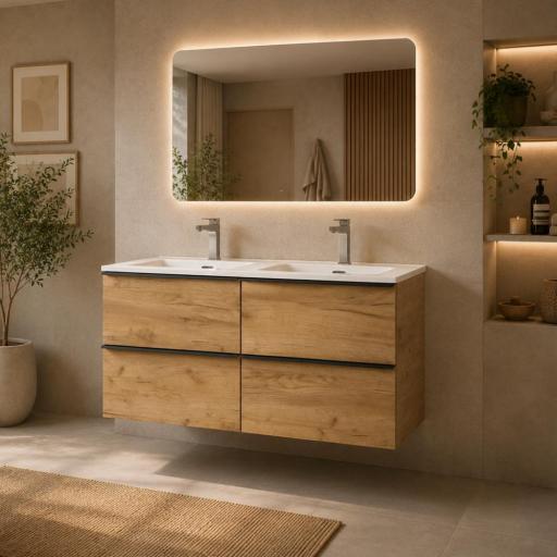 Mueble de baño Nabua 2 o 4 cajones suspendido de Salgar [1]