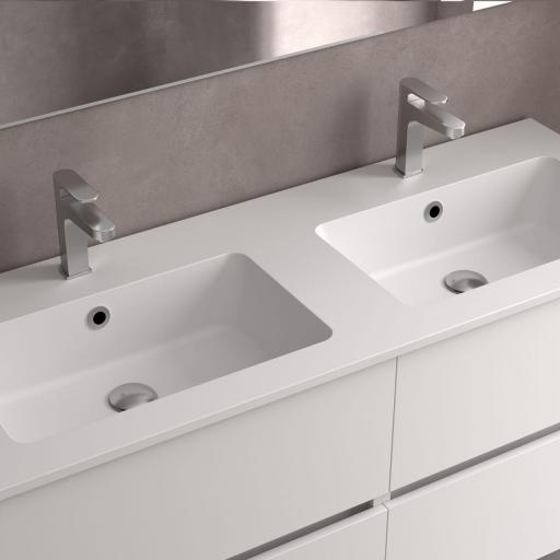 Mueble de baño Nabua 160cm 4 cajones 2 senos suspendido de Salgar [2]