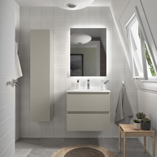 Mueble de baño Bequia 2 o 4 cajones suspendido gris mate de Salgar [0]