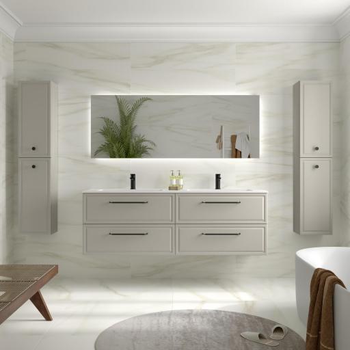 Mueble de baño Runa 160cm 4 cajones suspendido de Salgar [1]