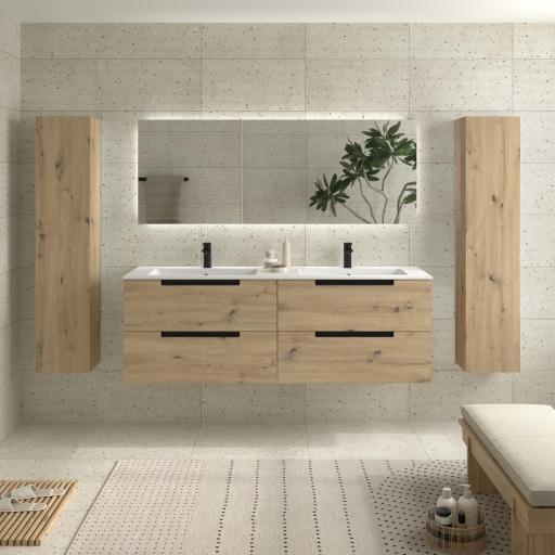 Mueble de baño Leni 4 cajones 160 cm suspendido de Salgar [2]