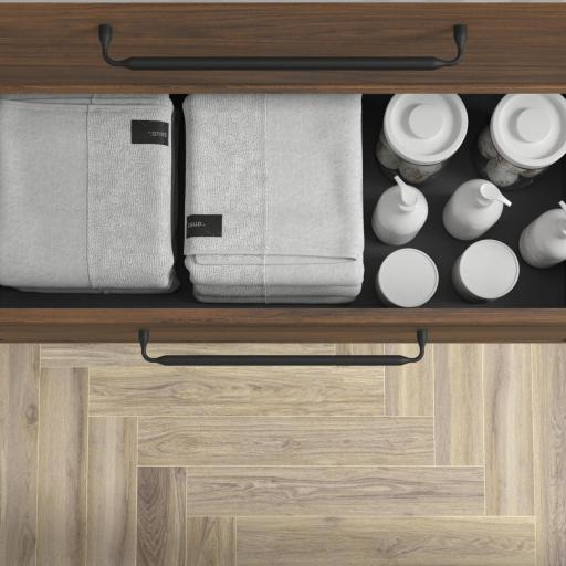 Mueble de baño sobre encimera Runa 4 cajones suspendido de Salgar [5]