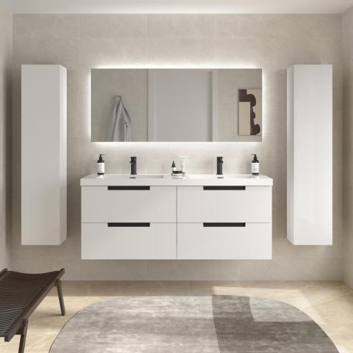 Mueble de baño Leni 4 cajones 140 cm suspendido de Salgar [0]