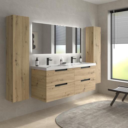 Mueble de baño Leni 4 cajones 140 cm suspendido de Salgar [6]