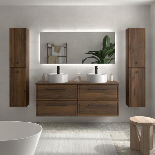 Mueble de baño sobre encimera Runa 4 cajones suspendido de Salgar [3]