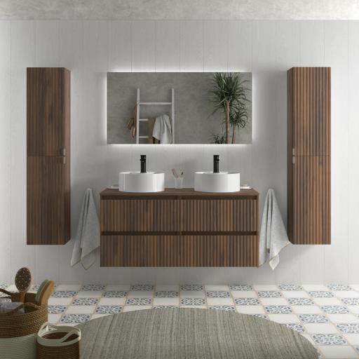 Mueble de baño sobre encimera Kira 4 cajones suspendido de Salgar [4]